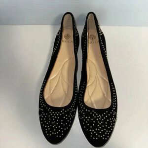 isola Women's Flats Shoes Size 9 Black Gold Nordstrom